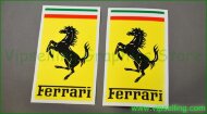 Ferrari Racing Official Italy Laminated Decals Stickers Emblems Logos Ferrari Racing Official Italy Laminated Decals Stickers Emblems Logos