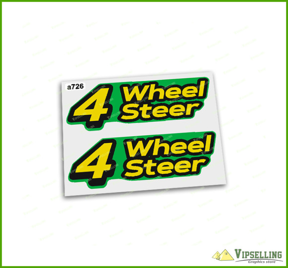 John Deere 4 Wheel Steer Decal Set of two M154049 X304 X324 X465 X475 X485 X534