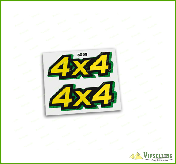John Deere X748 Series Ultimate 4X4 Decals Stickers Set 