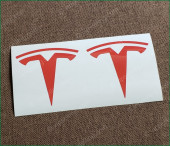Tesla Model X Front Logo Emblem Inlay High Cast Vinyl Decal Sticker Any Color Tesla Model X Front Logo Emblem Inlay High Cast Vinyl Decal Sticker Any Color