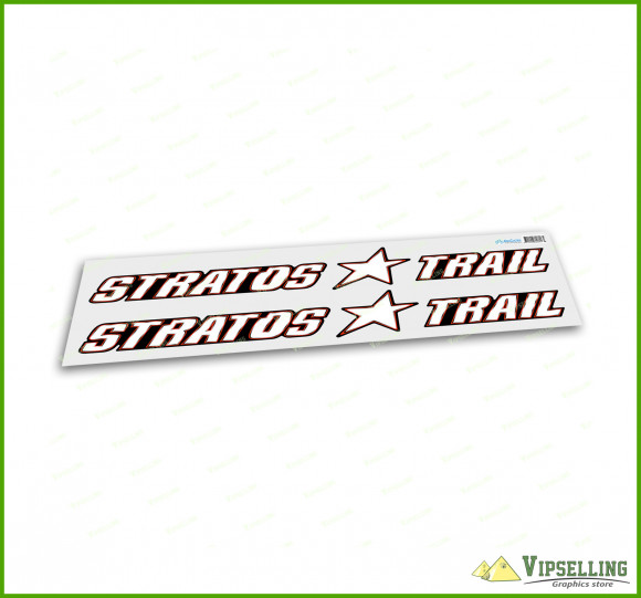 Stratos Boats Trail Decals Stickers Set Trailer 202 294 XL 186 XT