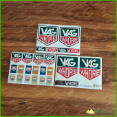VW VAG WHORE Decals Stickers Set Volkswagen Beetle Golf Passat Polo TAG Heuer Style VW VAG WHORE Decals Stickers Set Volkswagen Beetle Golf Passat Polo TAG Heuer Style