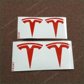 Tesla Model S Nosecone T and Tailgate Logos Accent High Cast Vinyl Decal Stickers Kit Tesla Model S Nosecone T and Tailgate Logos Accent High Cast Vinyl Decal Stickers Kit