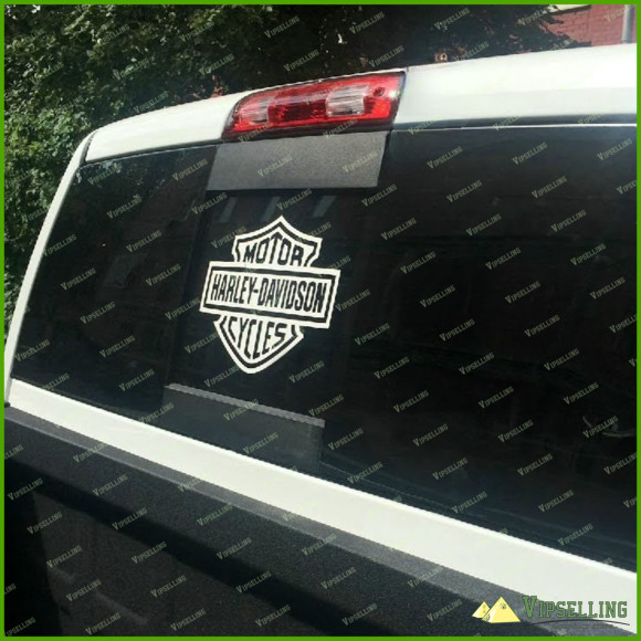 Harley-Davidson Chevrolet Chevy Truck Big Rear Window Decal Any Color