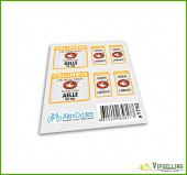 Bicycle Columbus Aelle Tre Tubi Trafilati Frame & Fork Decals Stickers Kit Bicycle Columbus Aelle Tre Tubi Trafilati Frame & Fork Decals Stickers Kit