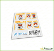 Bicycle Columbus Aelle Tre Tubi Trafilati Frame & Fork Decals Stickers Kit