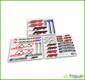 BMW Motorrad Motorsport S1000RR Laminated Decals Stickers Set BMW Motorrad Motorsport S1000RR Laminated Decals Stickers Set