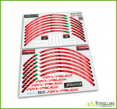 Agusta Corse Rivale Motorcycle Laminated Wheel Rim Decals Stickers Stripes Kit Agusta Corse Rivale Motorcycle Laminated Wheel Rim Decals Stickers Stripes Kit