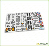 Restoration Decals Kit for Grey VITUS 979 and 992 Frame Fork Stickers Set Restoration Decals Kit for Grey VITUS 979 and 992 Frame Fork Stickers Set