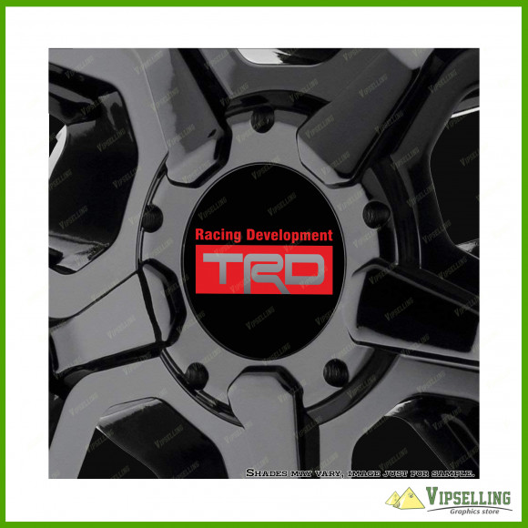 TRD Toyota Racing Development Wheel Center Cap Decals Stickers Logo