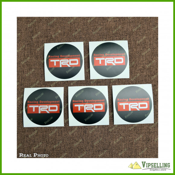 TRD Toyota Racing Development Wheel Center Cap Decals Stickers Logo