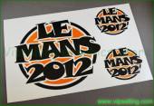 GumBall Style LE MANS 2012 Decals Stickers GumBall Style LE MANS 2012 Decals Stickers
