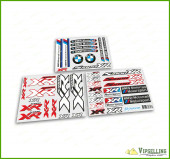 BMW Motorrad Motorsport S1000XR White Laminated Decals Stickers Kit BMW Motorrad Motorsport S1000XR White Laminated Decals Stickers Kit