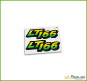 John Deere LT166 hood decal set for LT166 tractors AM122878 John Deere LT166 hood decal set for LT166 tractors AM122878