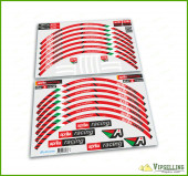 aprilia Racing Stickers Race Motorcycle Laminated Wheel Rim Decals Stripes Kit  aprilia Racing Stickers Race Motorcycle Laminated Wheel Rim Decals Stripes Kit