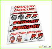 Mercury Motor Outboards Boat Laminated Decals Stickers Emblems Logos Mercury Motor Outboards Boat Laminated Decals Stickers Emblems Logos