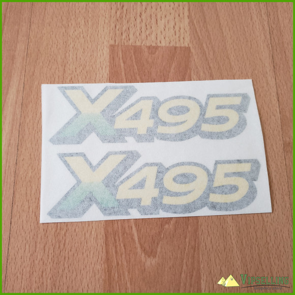 John Deere X495 Lower Hood Decal Set For X495 Tractors M143411
