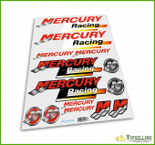 Mercury Racing Outboards Laminated Decals Stickers Emblems Logos Mercury Racing Outboards Laminated Decals Stickers Emblems Logos
