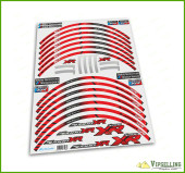 BMW S1000XR Motorcycle Wheel Silver Decals Rim Stickers Stripes Motorrad Motorsport HP4