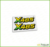 John Deere X485 Side Hood Decal Set For X485 Tractor M142239 John Deere X485 Side Hood Decal Set For X485 Tractor M142239