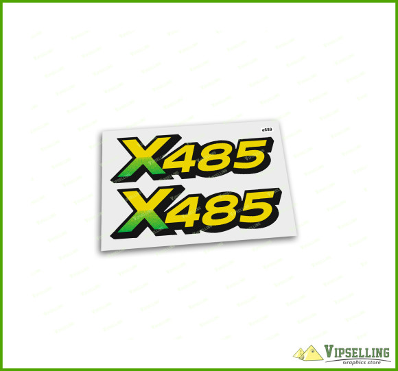John Deere X485 Side Hood Decal Set For X485 Tractor M142239