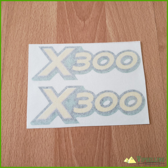 John Deere X300 Side Hood Decal Set For X300 Tractor M152341 John Deere X300 Side Hood Decal Set For X300 Tractor M152341
