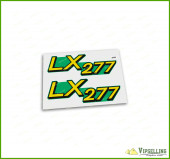 John Deere M146005 LX277 Lower Hood Decal Set For Serial #s Above 060001