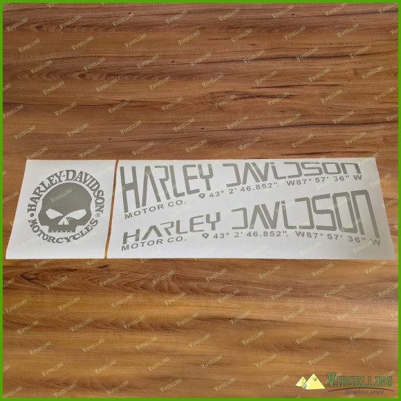 V-rod Harley Davidson Night Rod MUSCLE AIR BOX FUEL TANK Premium Decals Stickers