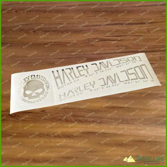 V-rod Harley Davidson Night Rod MUSCLE AIR BOX FUEL TANK Premium Decals Stickers