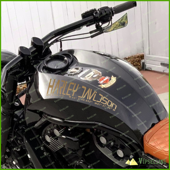 V-rod Harley Davidson Night Rod MUSCLE AIR BOX FUEL TANK Premium Decals Stickers