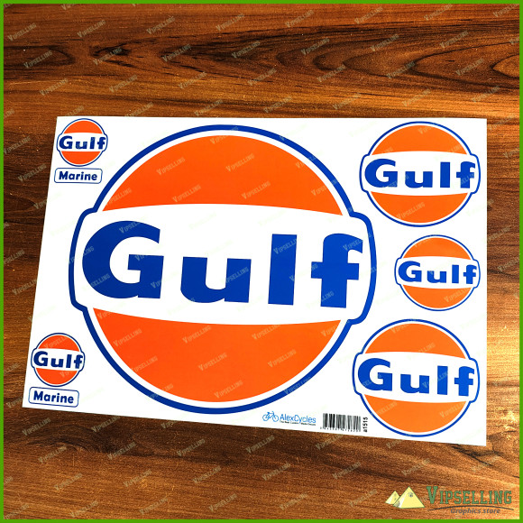 GULF LE MANS Large 300mm Racing Bonnet Hood Decal Sticker Logo + bonus! GULF LE MANS Large 300mm Racing Bonnet Hood Decal Sticker Logo + bonus!
