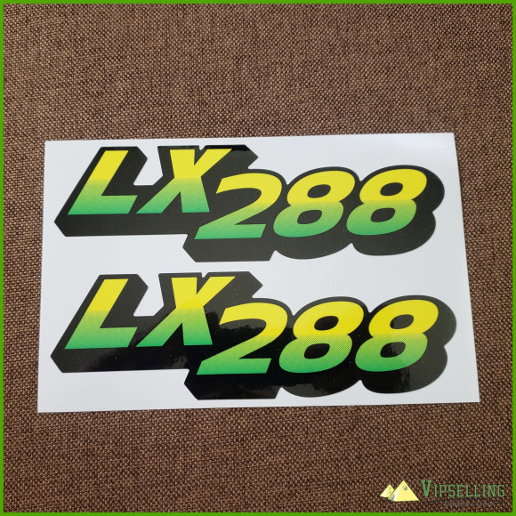 John Deere LX288 Lower Hood Decal Set For a Tractor Under Serial 60000 M126054 John Deere LX288 Lower Hood Decal Set For a Tractor Under Serial 60000 M126054
