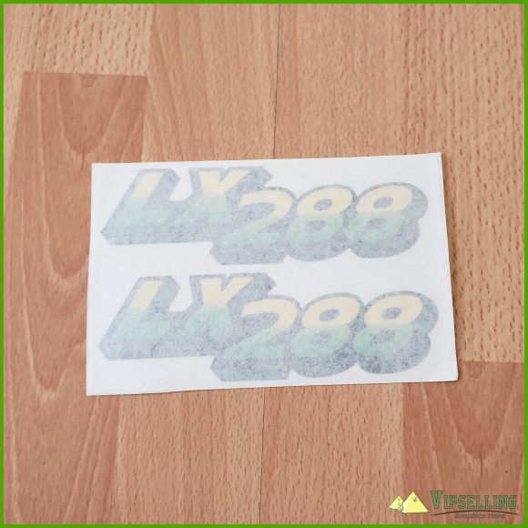 John Deere LX288 Lower Hood Decal Set For a Tractor Under Serial 60000 M126054 John Deere LX288 Lower Hood Decal Set For a Tractor Under Serial 60000 M126054