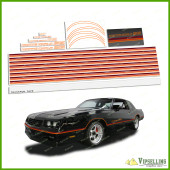 Monte Carlo SS Super Sport Chevrolet 1985-1986 Restoration Fully Decals Kit Stripes Chevy Monte Carlo SS Super Sport Chevrolet 1985-1986 Restoration Fully Decals Kit Stripes Chevy