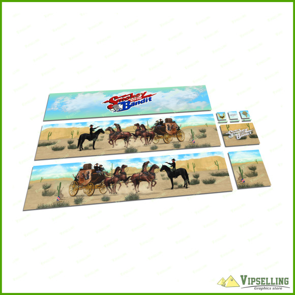 Tamiya 14th 1/14 Scale Truck Reefer Box Trailer SMOKEY & THE BANDIT Decals Stickers