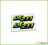 John Deere LX277 Hood Decal Set For LX277 Tractors M126051