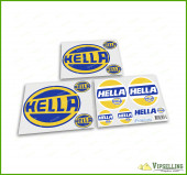 Hella Classic Retro Rally Racing 4x4 High Quality Decals Stickers Set Hella Classic Retro Rally Racing 4x4 High Quality Decals Stickers Set