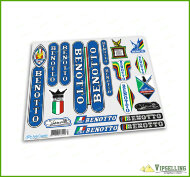Benotto Italy Restoration Frame Fork Decals Stickers Set Campagnolo Vintage Benotto Italy Restoration Frame Fork Decals Stickers Set Campagnolo Vintage