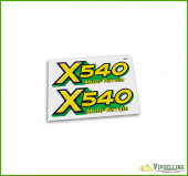 John Deere Lower Hood Decal Set For X540 Tractors M154243 John Deere Lower Hood Decal Set For X540 Tractors M154243