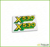 John Deere Lower Hood Decal Set For X530 Tractors M160900 John Deere Lower Hood Decal Set For X530 Tractors M160900