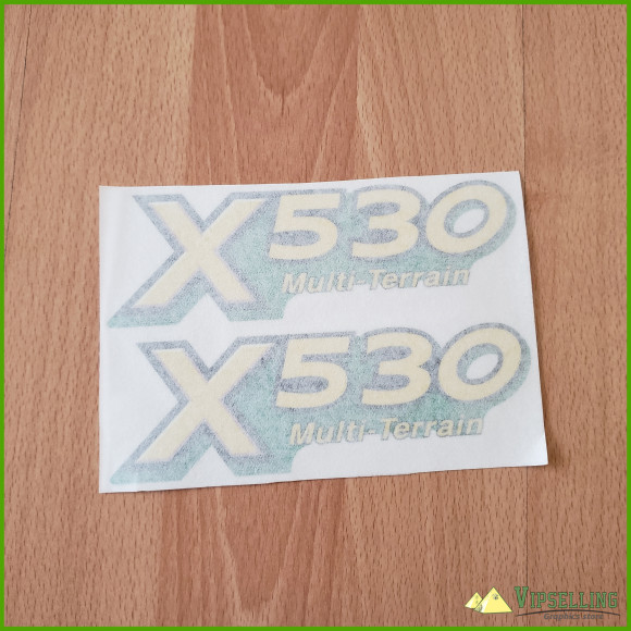 John Deere Lower Hood Decal Set For X530 Tractors M160900 John Deere Lower Hood Decal Set For X530 Tractors M160900