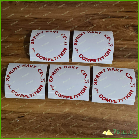 Honda Sprint Hart CP-R for Competition Wheel Rims Restoration Decals Set