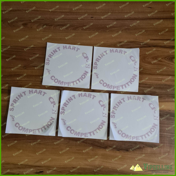 Honda Sprint Hart CP-R for Competition Wheel Rims Restoration Decals Set