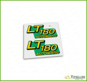 John Deere Lower Hood Decal Set For LT180 Tractors AM132038