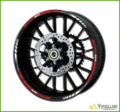 BMW Motorrad Motorsport S1000XR Wheel Rim Laminated Stripes Decals Stickers Set BMW Motorrad Motorsport S1000XR Wheel Rim Laminated Stripes Decals Stickers Set