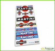 Martini Style Racing Porsche Laminated Decals Stickers Emblems Logos Kit Martini Style Racing Porsche Laminated Decals Stickers Emblems Logos Kit