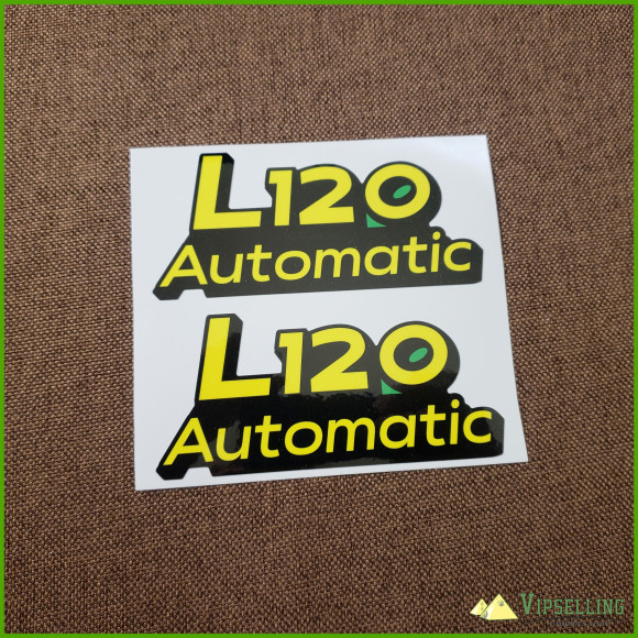 John Deere L120 Automatic Hood Decal Set GX21157 John Deere L120 Automatic Hood Decal Set GX21157