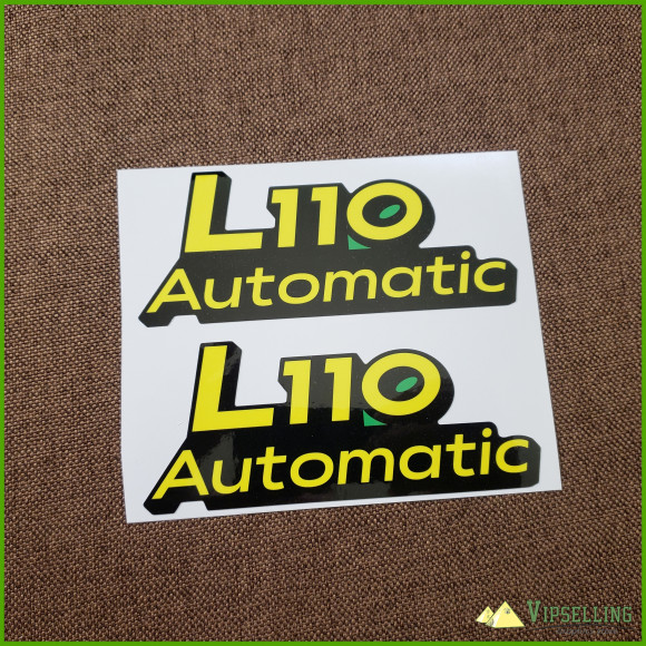 John Deere L110 Automatic Hood Decal Set of Two GX21156 John Deere L110 Automatic Hood Decal Set of Two GX21156