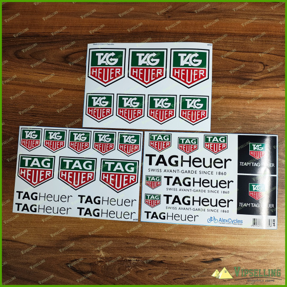 Tag Heuer Sponsorship Racing Rally 4x4 Decals Stickers Emblems Set