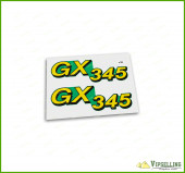 John Deere GX345 Hood Decal Set For a GX345 Tractor M145998